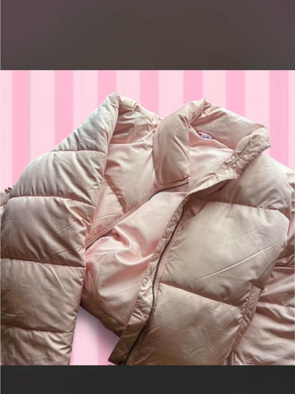 Women's Lightweight Puffer Jacket - Pink